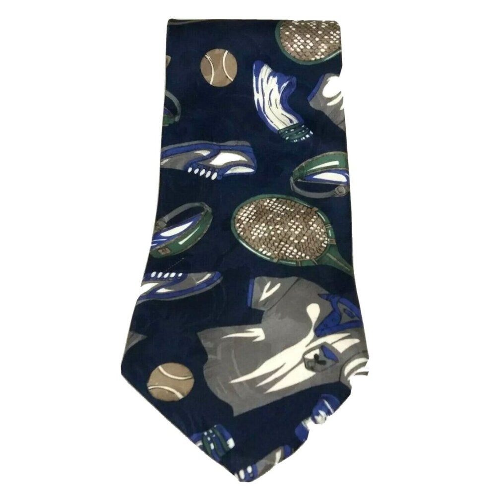 Italianissimo Sport Theme Mens Necktie Tennis
